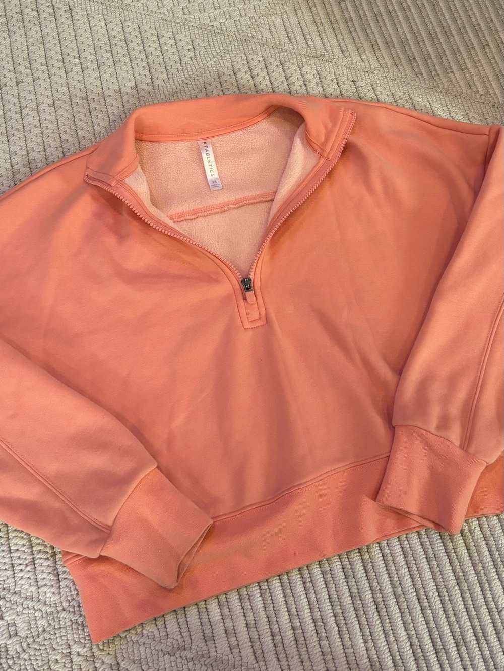 Fabletics Quarter Zip Sweatshirt
